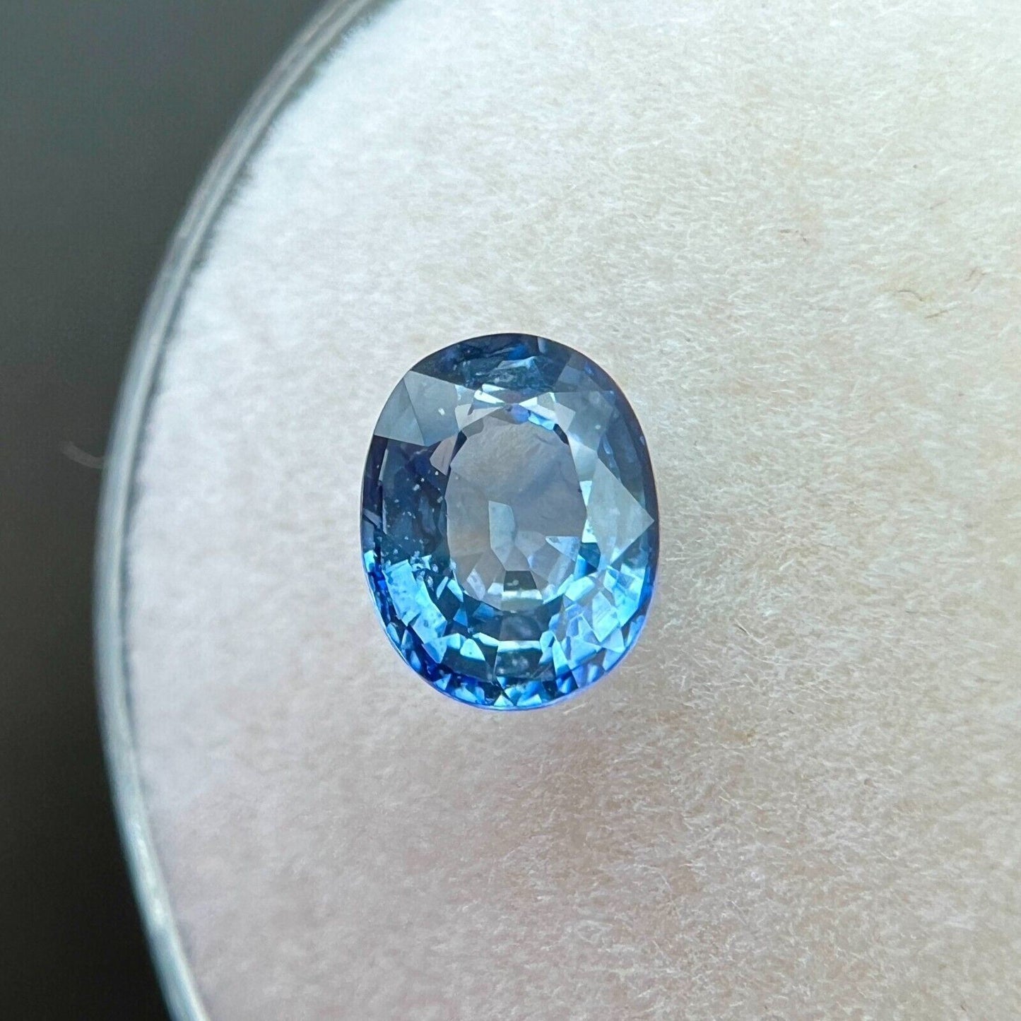 1.08ct Natural Blue Sapphire Oval Cut Loose Gemstone 6.5x5mm