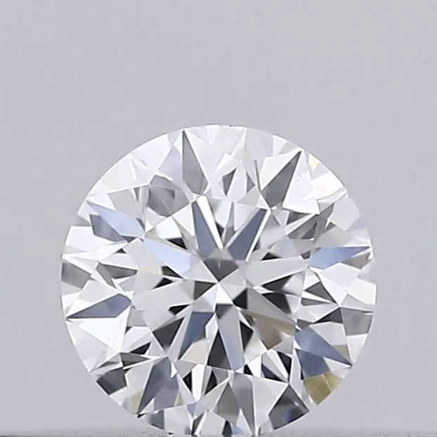 0.15ct Round Natural Diamond (Colour D, Clarity VVS1, Cut EX, GIA Certified)