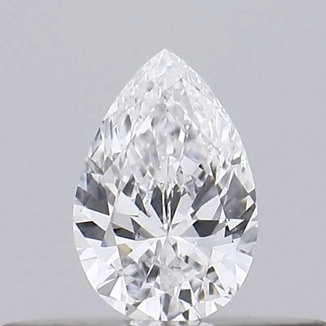 0.17ct Pear Natural Diamond (Colour D, Clarity SI1, GIA Certified)