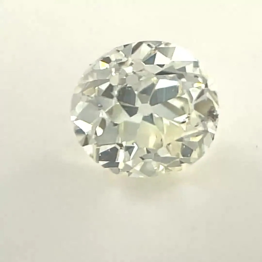 0.23ct European cut Natural Diamond (Colour M, Clarity SI2, Cut P, GIA Certified)