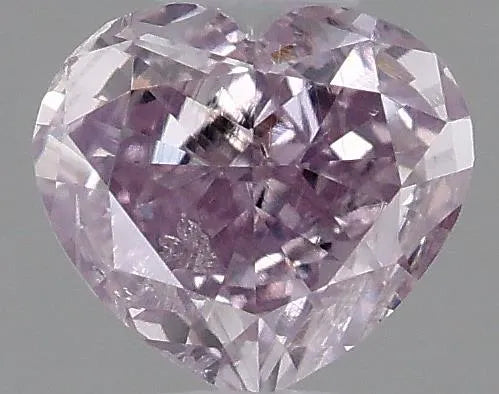 0.25ct Heart Natural Diamond (Colour Fancy Purple, Clarity I1, GIA Certified)