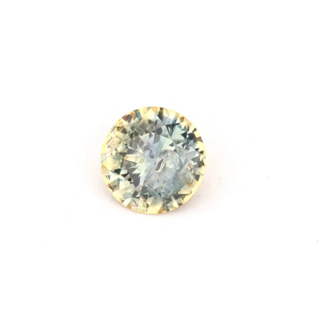 0.26ct Round Natural Sapphire (Colour Yellow, Clarity Eye Clean, Cut Faceted)