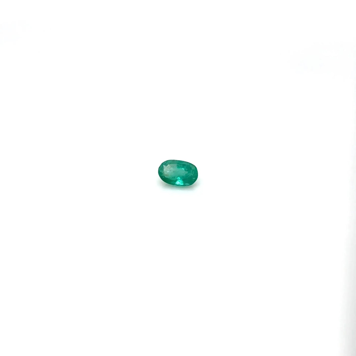 0.35ct Oval Natural Emerald (Colour Green, Clarity Slightly Included, Cut Faceted)