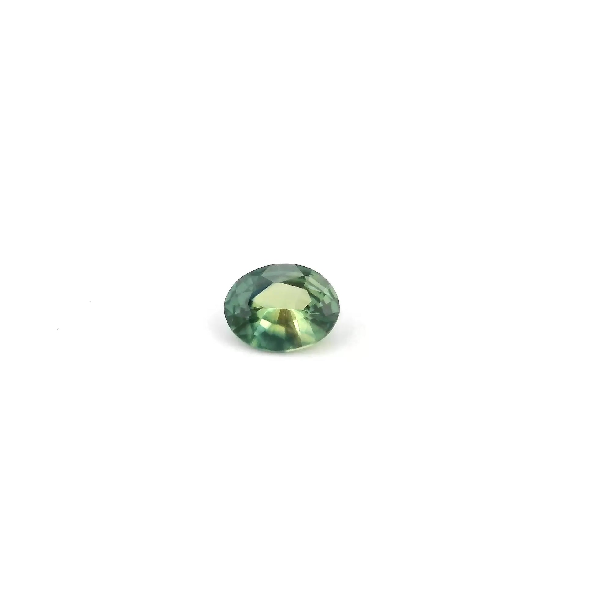 0.36ct Oval Natural Sapphire (Colour Green, Clarity Eye Clean, Cut Faceted)