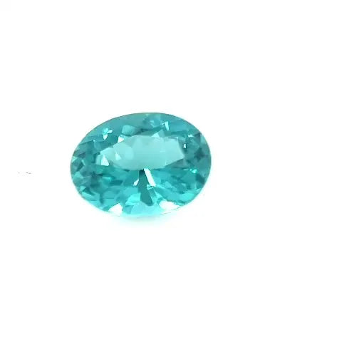 0.38ct Oval Natural Tourmaline (Colour Blue, Clarity Slightly Included, Cut Faceted)