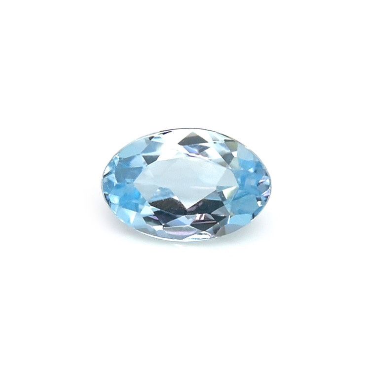 0.39ct Oval Natural Aquamarine (Colour Blue, Clarity Eye Clean, Cut Faceted)