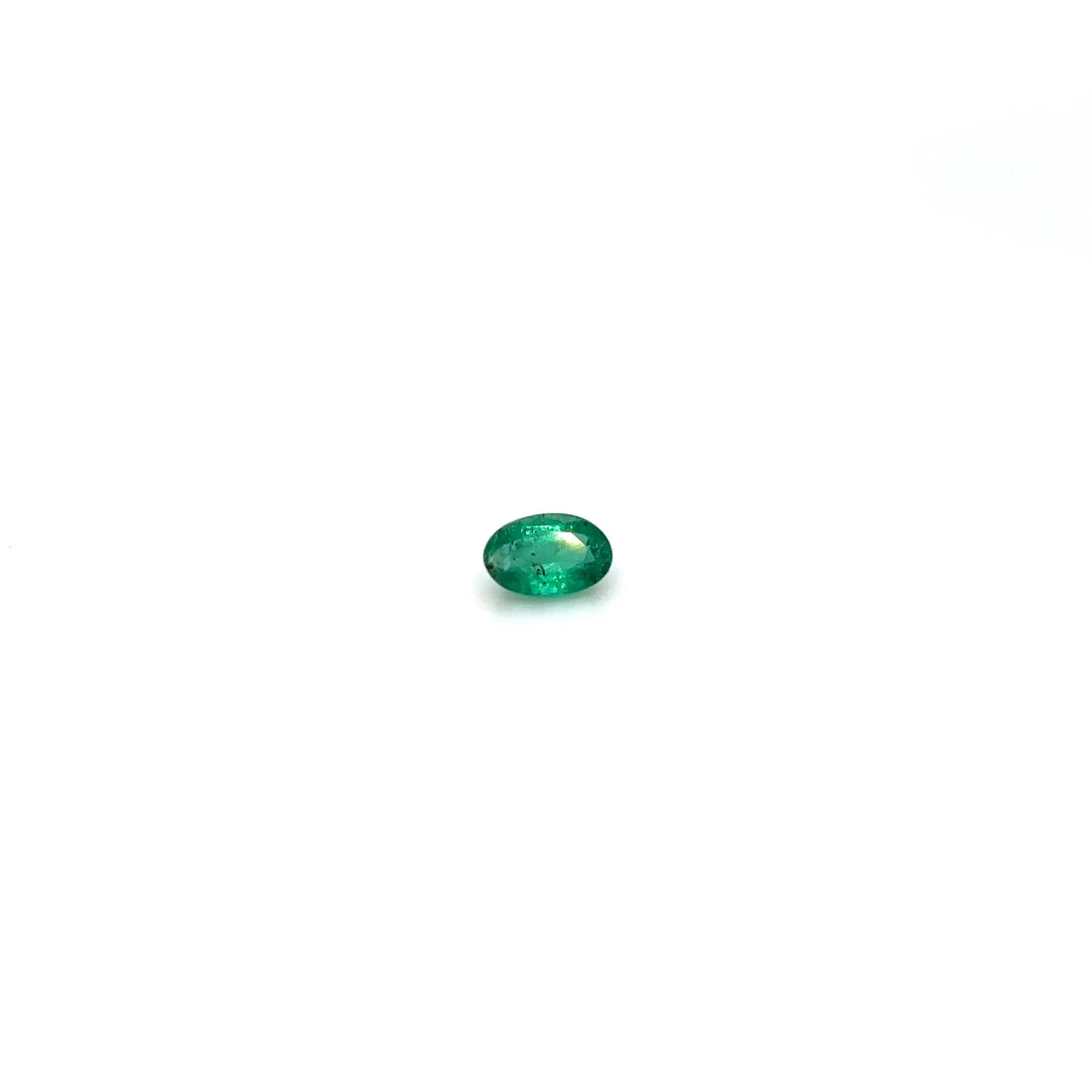 0.39ct Oval Natural Emerald (Colour Green, Clarity Slightly Included, Cut Faceted)