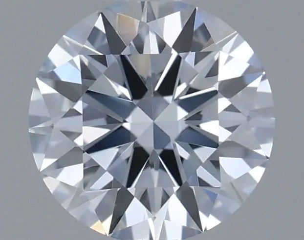 0.40ct Round Lab Grown Diamond (Colour Light Blue, Clarity VVS2, Cut ID, IGI Certified)
