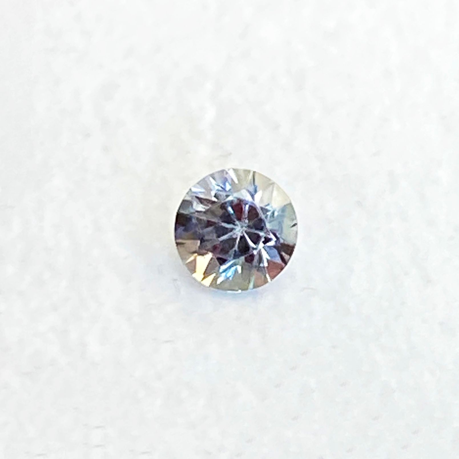 0.41ct Round Natural Sapphire (Colour Purple, Clarity Eye Clean, Cut Faceted)