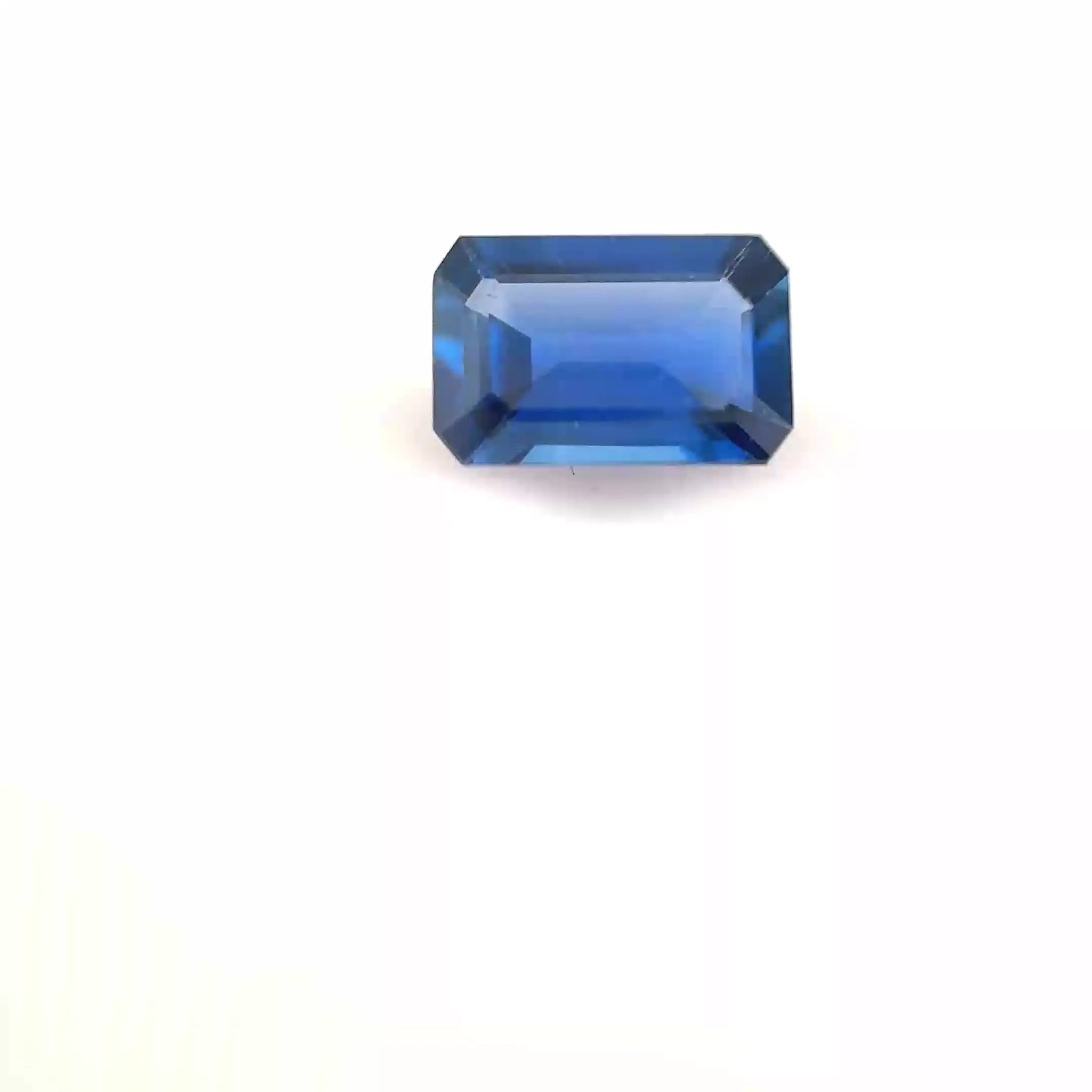 0.47ct Emerald Natural Sapphire (Colour Blue, Clarity Eye Clean, Cut Faceted)