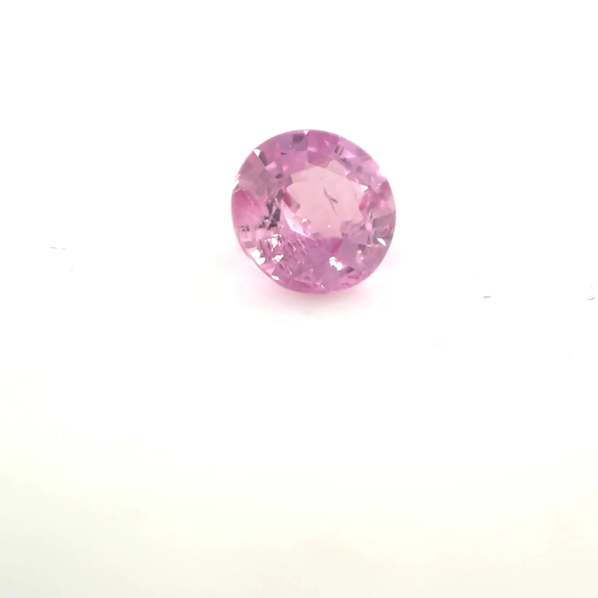 0.48ct Round Natural Sapphire (Colour Pink, Clarity Moderately Included, Cut Faceted)