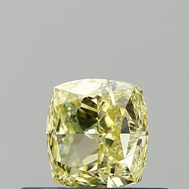 0.50ct Cushion brilliant Natural Diamond (Colour Yellowish White, Clarity SI1, GIA Certified)