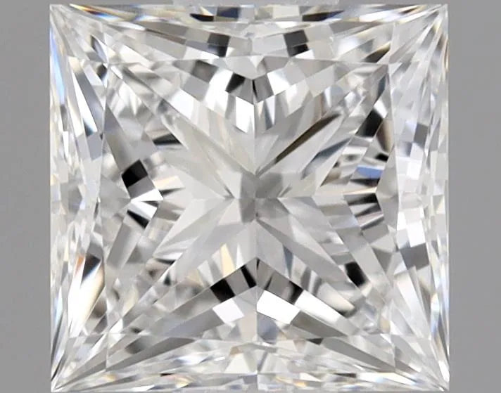 0.50ct Princess Natural Diamond (Colour E, Clarity VVS2, GIA Certified)