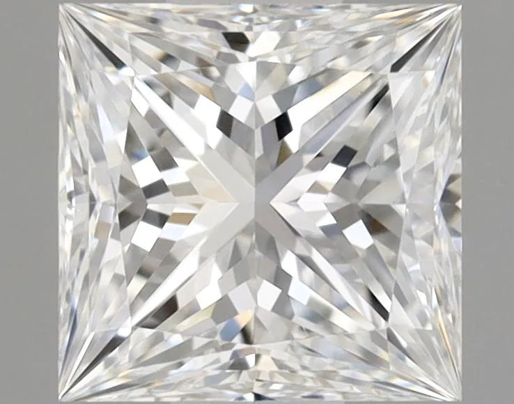 0.50ct Princess Natural Diamond (Colour E, Clarity VVS2, GIA Certified)