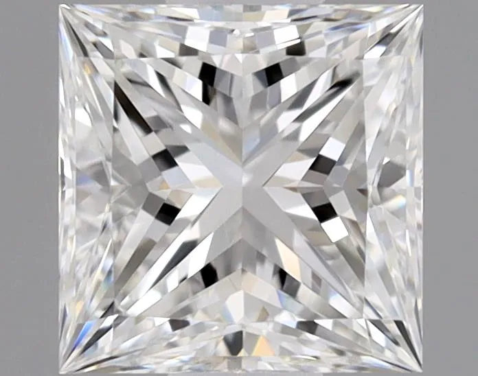 0.50ct Princess Natural Diamond (Colour E, Clarity VVS2, GIA Certified)