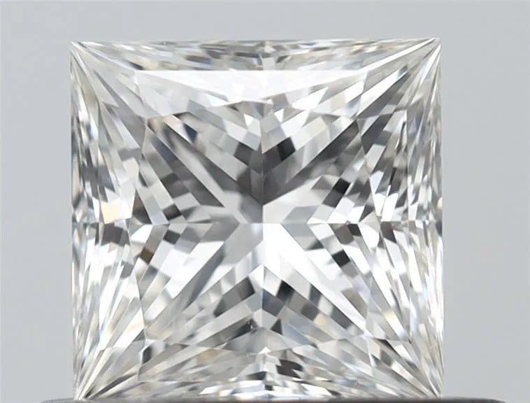 0.50ct Princess Natural Diamond (Colour H, Clarity VVS2, Cut EX, IGI Certified)