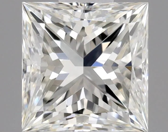 0.50ct Princess Natural Diamond (Colour H, Clarity VVS2, GIA Certified)