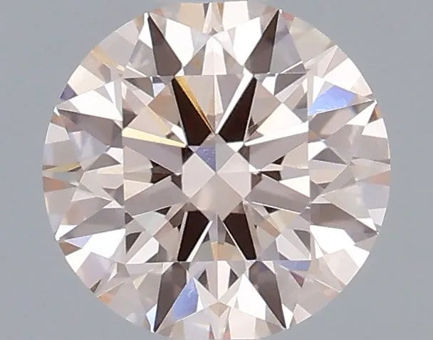 0.50ct Round Lab Grown Diamond (Colour Fancy Pink, Clarity VVS1, Cut ID, IGI Certified)
