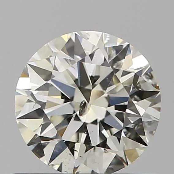 0.50ct Round Natural Diamond (Colour L, Clarity I1, Cut EX, GIA Certified)