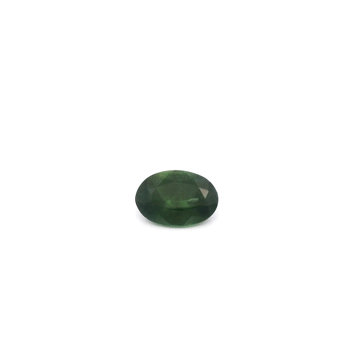 0.52ct Oval Natural Sapphire (Colour Green, Clarity Slightly Included, Cut Faceted)