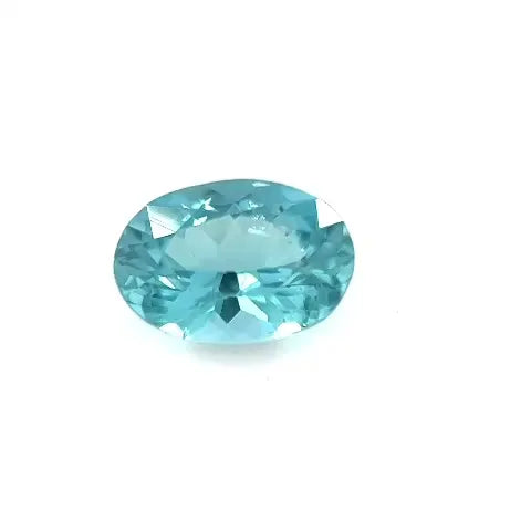 0.58ct Oval Natural Tourmaline (Colour Blue, Clarity Slightly Included, Cut Faceted)