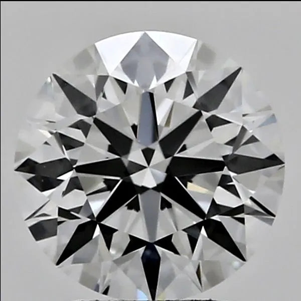 0.58ct Round Natural Diamond (Colour H, Clarity IF, Cut EX, GIA Certified)