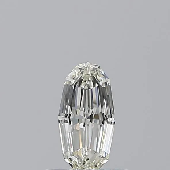 0.59ct Oval Natural Diamond (Colour K, Clarity VS2, GIA Certified)