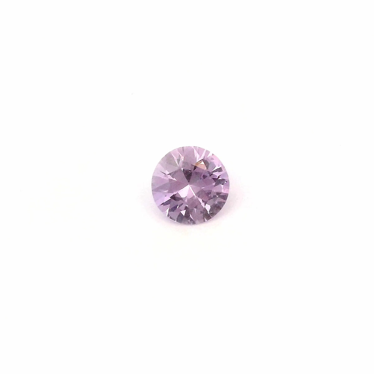 0.59ct Round Natural Sapphire (Colour Pink, Clarity Slightly Included, Cut Faceted)
