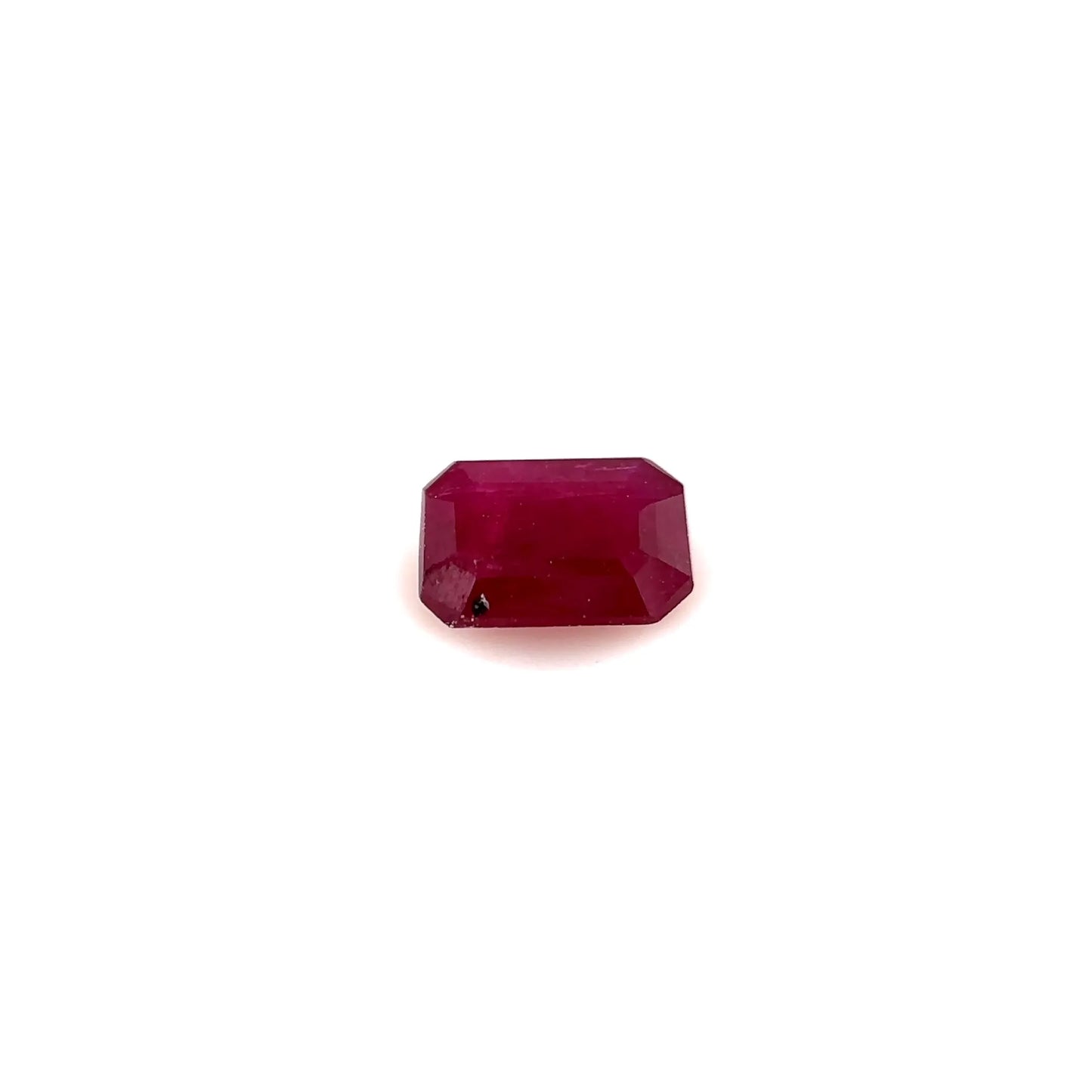 0.63ct Emerald Natural Ruby (Colour Red, Clarity Slightly Included, Cut Faceted)