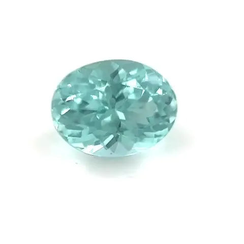 0.65ct Oval Natural Tourmaline (Colour Blue, Clarity Slightly Included, Cut Faceted)