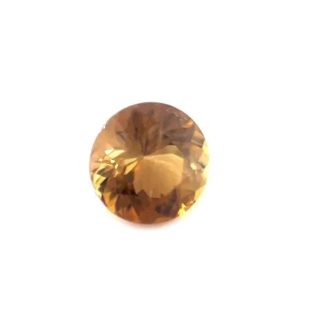 0.78ct Round Natural Tourmaline (Colour Yellow, Clarity Slightly Included, Cut Faceted)