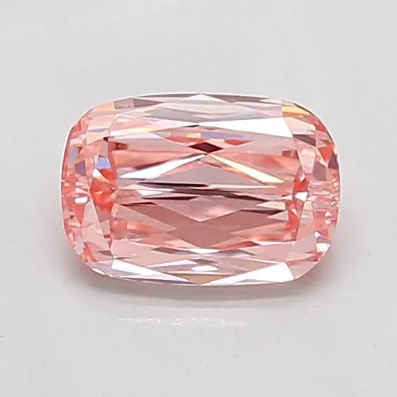 0.83ct Cushion modified Lab Grown Diamond (Colour Fancy Vivid Pink, Clarity VS1, IGI Certified)