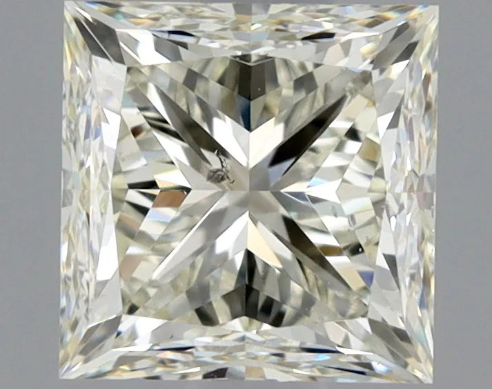 0.90ct Princess Natural Diamond (Colour L, Clarity SI2, GIA Certified)