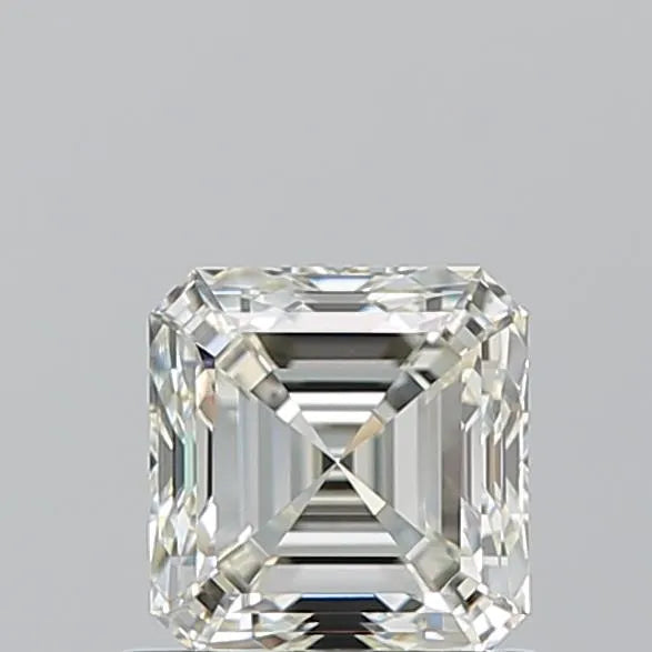 0.91ct Asscher Natural Diamond (Colour K, Clarity VS1, GIA Certified)