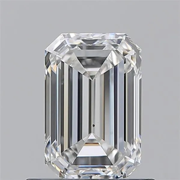 0.91ct Emerald Natural Diamond (Colour F, Clarity VS2, GIA Certified)