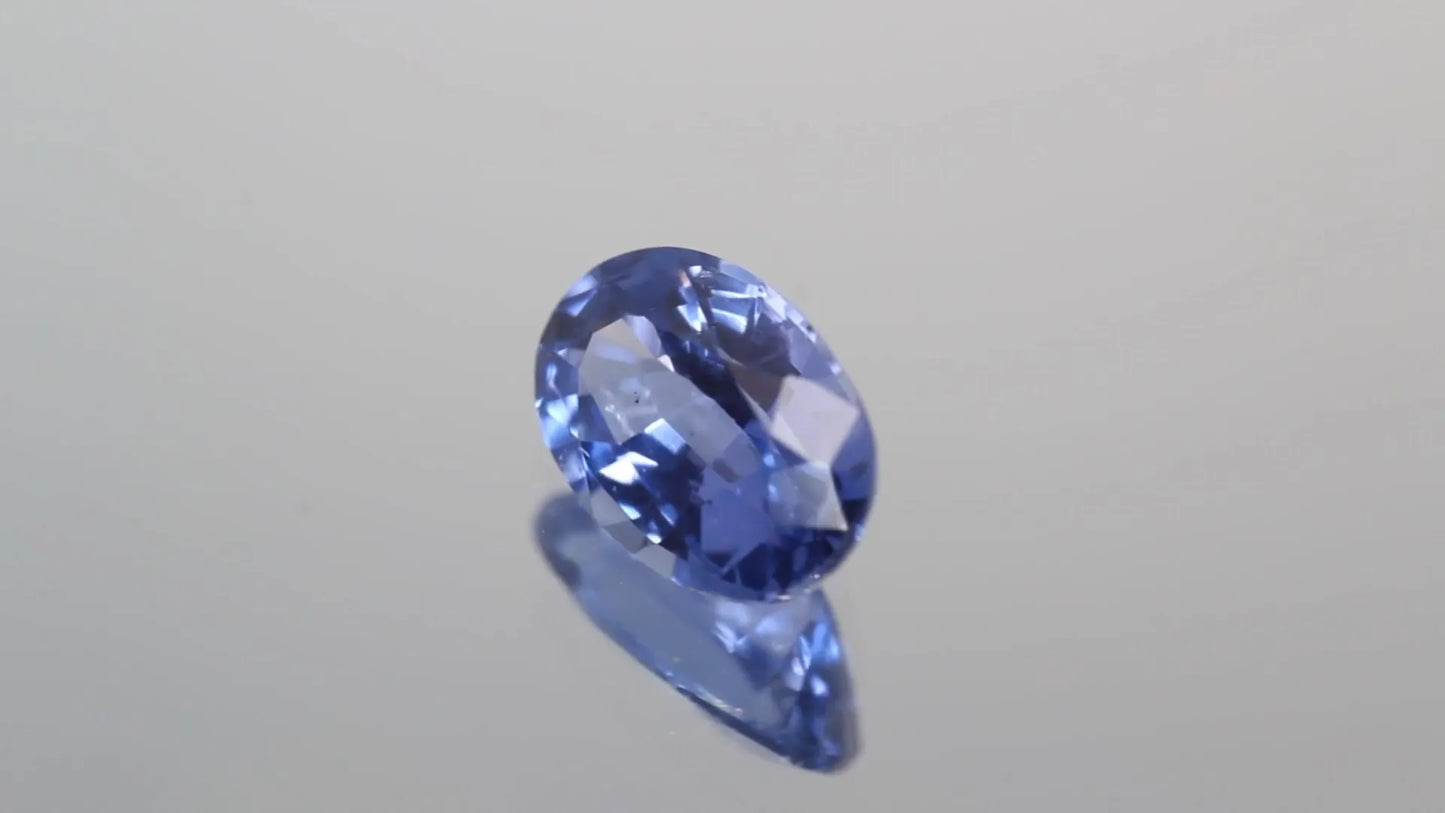 0.98ct Oval Natural Sapphire (Colour Purple, Clarity Eye Clean, Cut Faceted)