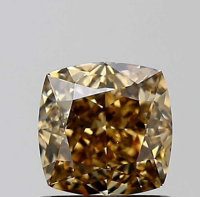 1.00ct Cushion brilliant Natural Diamond (Colour Fancy, Clarity VS2, GIA Certified)