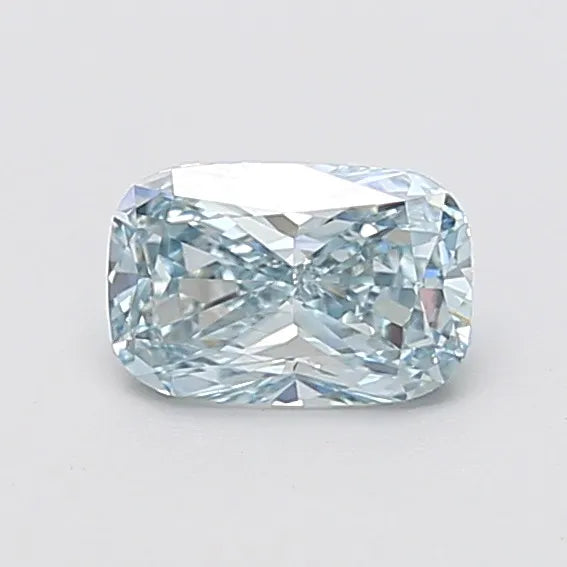 1.00ct Cushion modified Lab Grown Diamond (Colour Fancy Intense Greenish Blue, Clarity VS2, IGI Certified)
