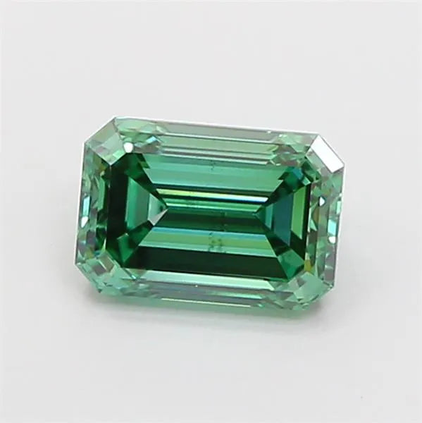1.00ct Emerald Lab Grown Diamond (Colour Fancy Vivid Green, Clarity VS2, IGI Certified)