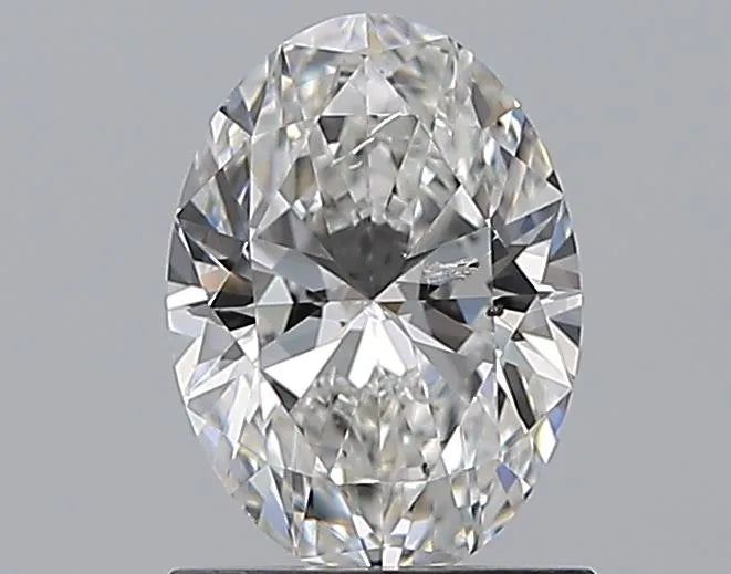 1.00ct Oval Natural Diamond (Colour F, Clarity SI2, Cut EX, GIA Certified)