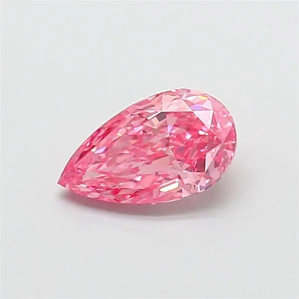 1.00ct Pear Lab Grown Diamond (Colour Fancy Vivid Pink, Clarity VS1, IGI Certified)