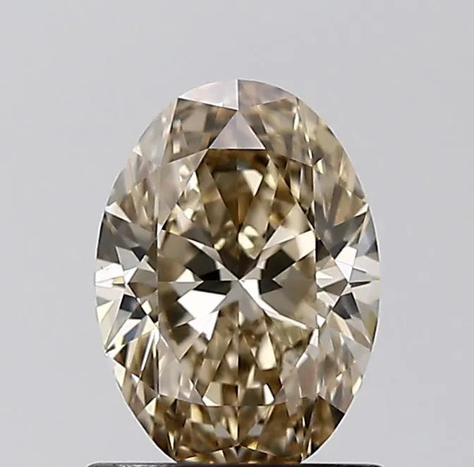 1.01ct Oval Natural Diamond (Colour Fancy, Clarity VS2, GIA Certified)