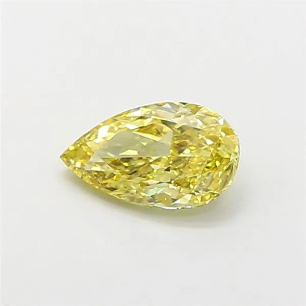 1.02ct Pear Lab Grown Diamond (Colour Fancy Intense Yellow, Clarity VS2, IGI Certified)