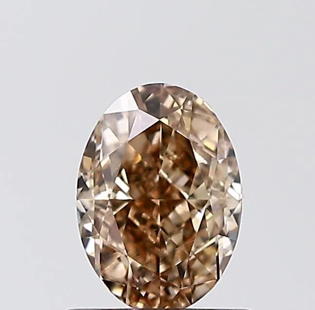 1.03ct Oval Natural Diamond (Colour Fancy Dark, Clarity VS1, GIA Certified)