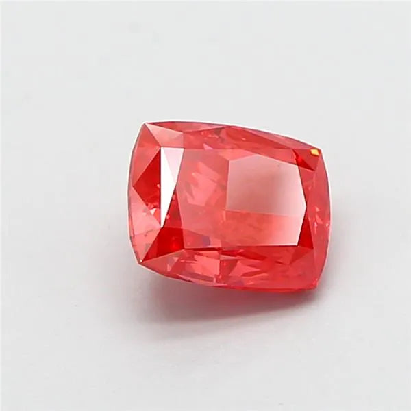1.04ct Cushion modified Lab Grown Diamond (Colour Fancy Vivid Red, Clarity VVS2, IGI Certified)