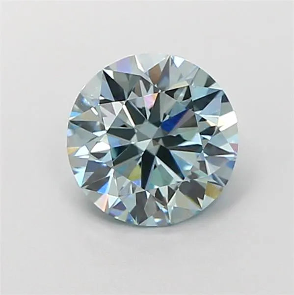 1.13ct Round Lab Grown Diamond (Colour Fancy Intense Blue, Clarity VVS2, Cut ID, IGI Certified)