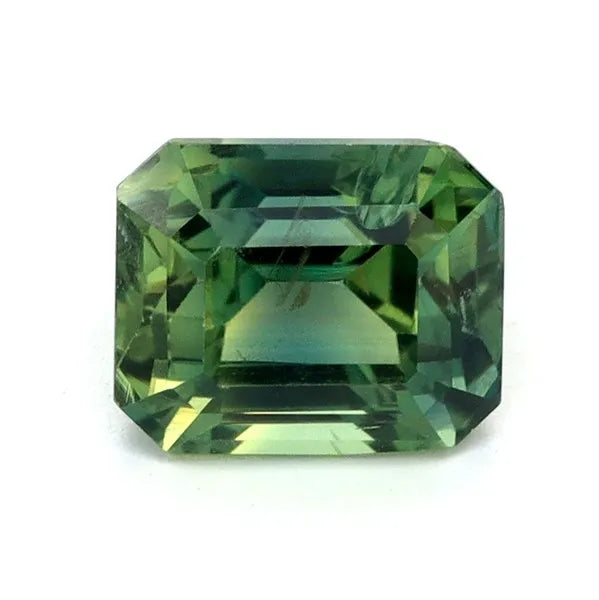 1.26ct Emerald Natural Sapphire (Colour Multicolor, Clarity Slightly Included, Cut Faceted)
