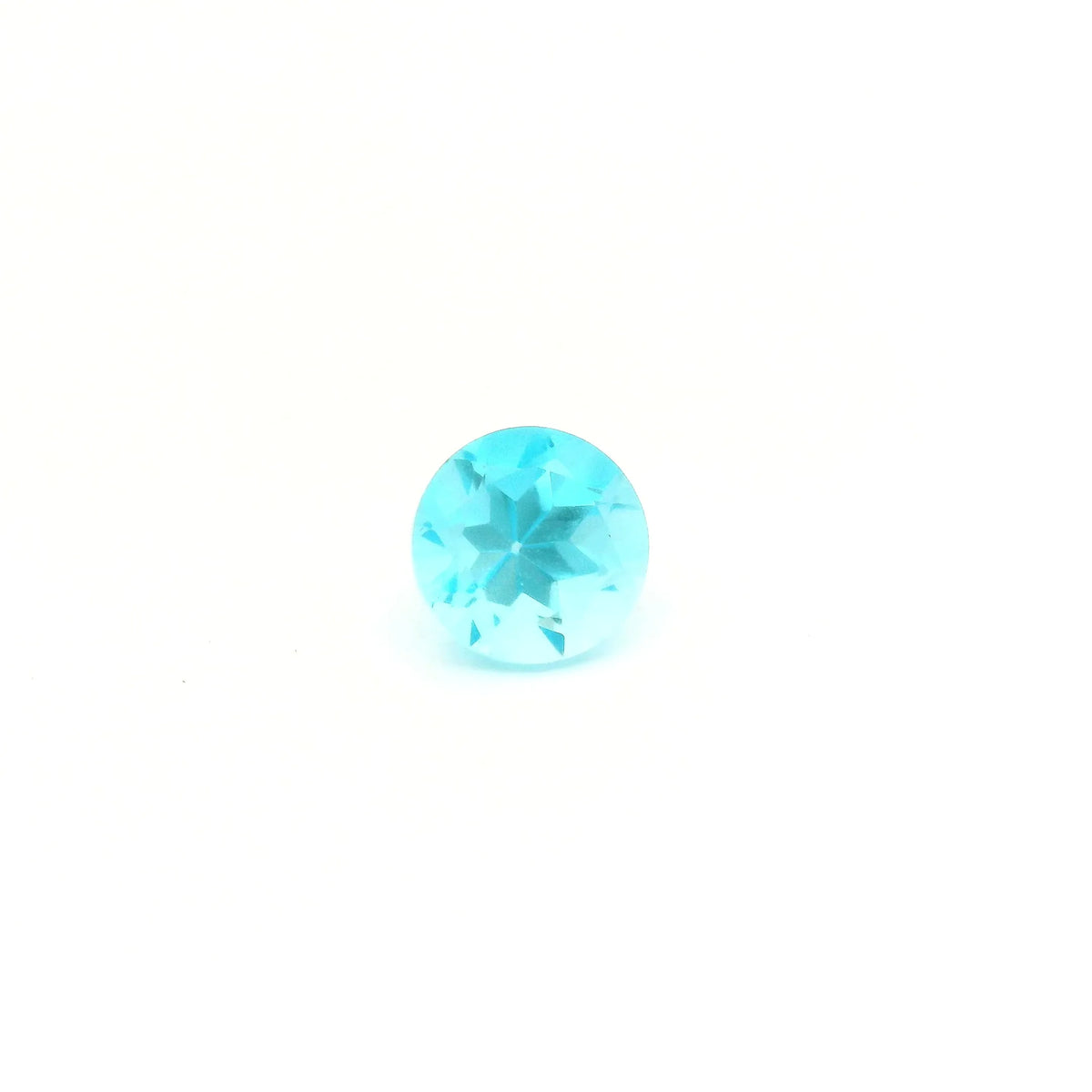 1.28ct Round Natural Topaz (Colour Blue, Clarity Eye Clean, Cut Faceted)