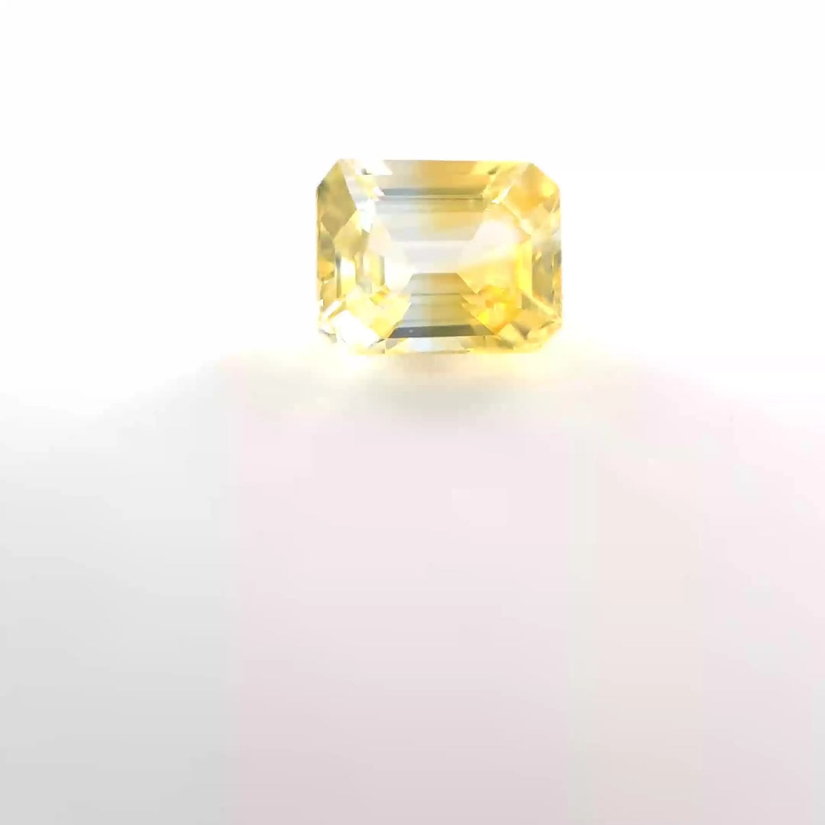 1.34ct Emerald Natural Sapphire (Colour Yellow, Clarity Eye Clean, Cut Faceted)