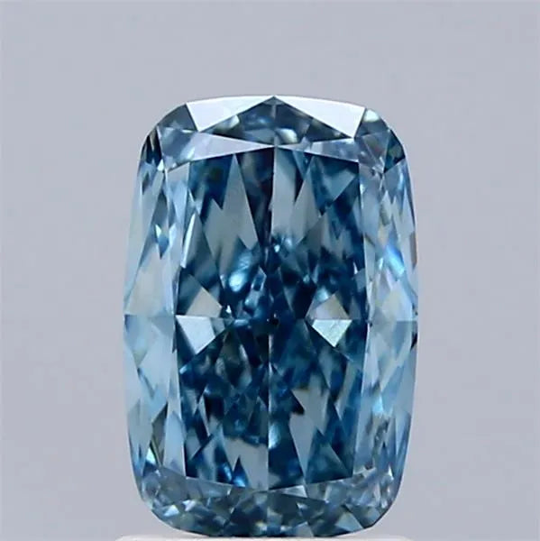 1.50ct Cushion modified Lab Grown Diamond (Colour Fancy Vivid Blue, Clarity VS1, IGI Certified)